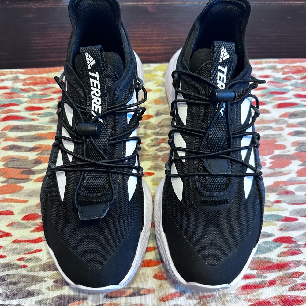 Adidas Terrex Black and White Trail Shoes